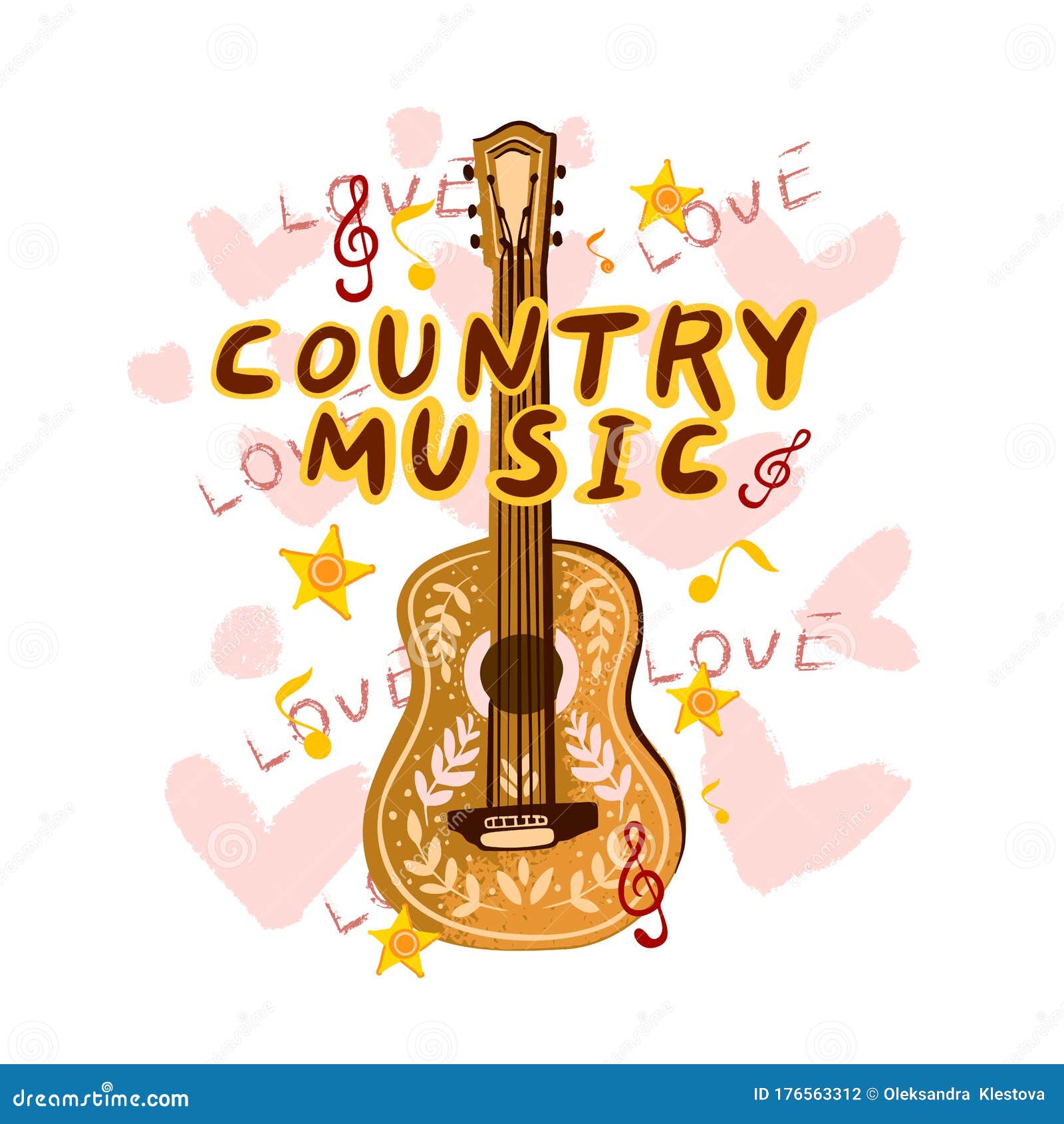 poster Ã¢â¬Åi love country musicÃ¢â¬Â